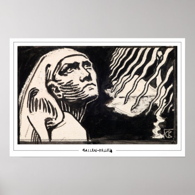 Akseli Gallen-Kallela Zedign Poster de Arte #399 (Frente)