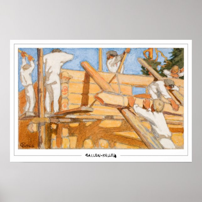 Akseli Gallen-Kallela Zedign Poster de Arte #417 (Frente)