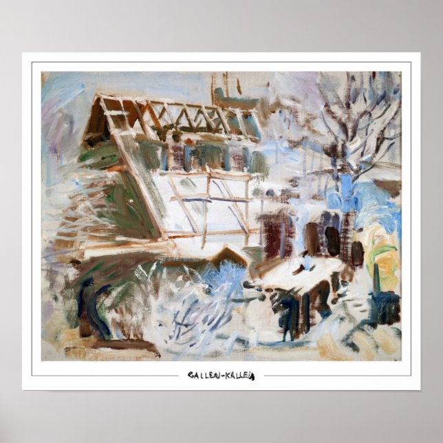 Akseli Gallen-Kallela Zedign Poster de Arte #442 (Frente)