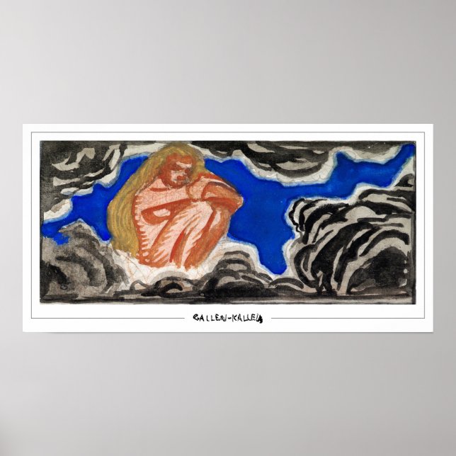 Akseli Gallen-Kallela Zedign Poster de Arte #450 (Frente)