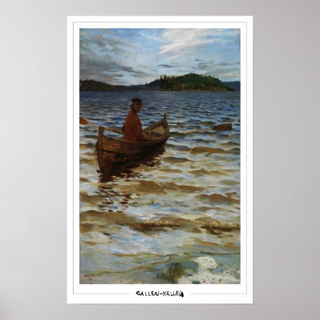 Akseli Gallen-Kallela Zedign Poster de Arte #462 (Frente)