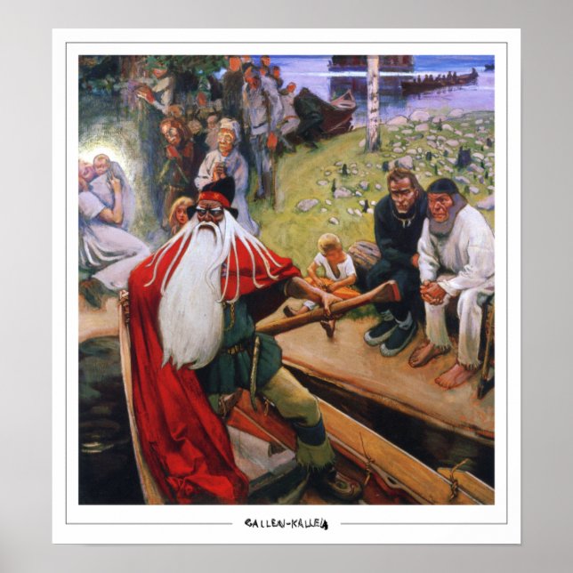 Akseli Gallen-Kallela Zedign Poster de Arte #475 (Frente)