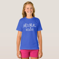 Akumal Mexico Design - Camiseta básica de Chicas