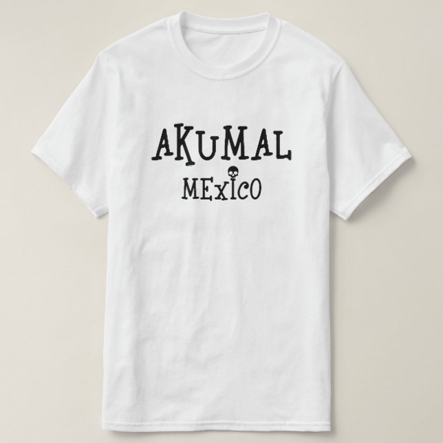 Akumal Mexico Design - Camiseta de valor masculina (Diseño del anverso)