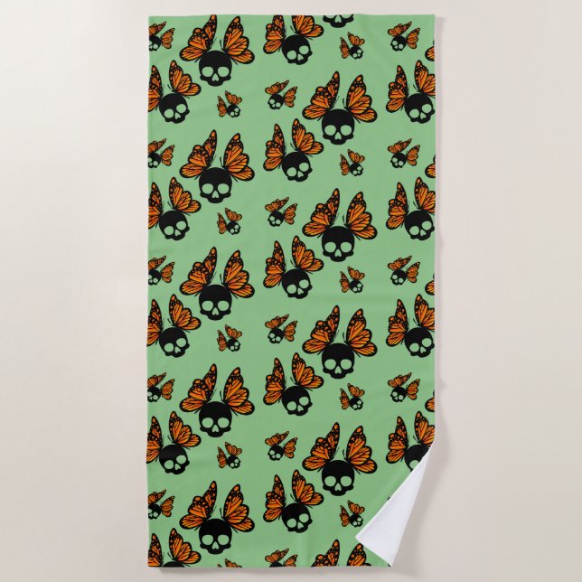 Akumal Mexico Design - Toalla de playa (Anverso)