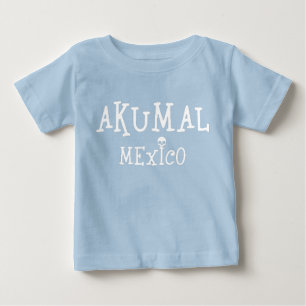 Akumal México Diseño - Baby Fine Jersey Camiseta