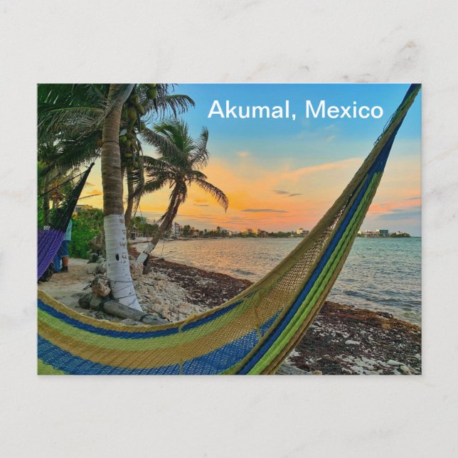 Akumal, postal de México (Anverso)