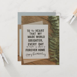 Al corazón que hizo mi mundo más brillante cada dí