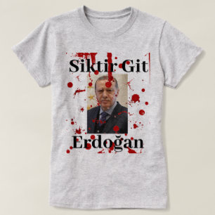 Al diablo con la camiseta Erdoğan (turca)