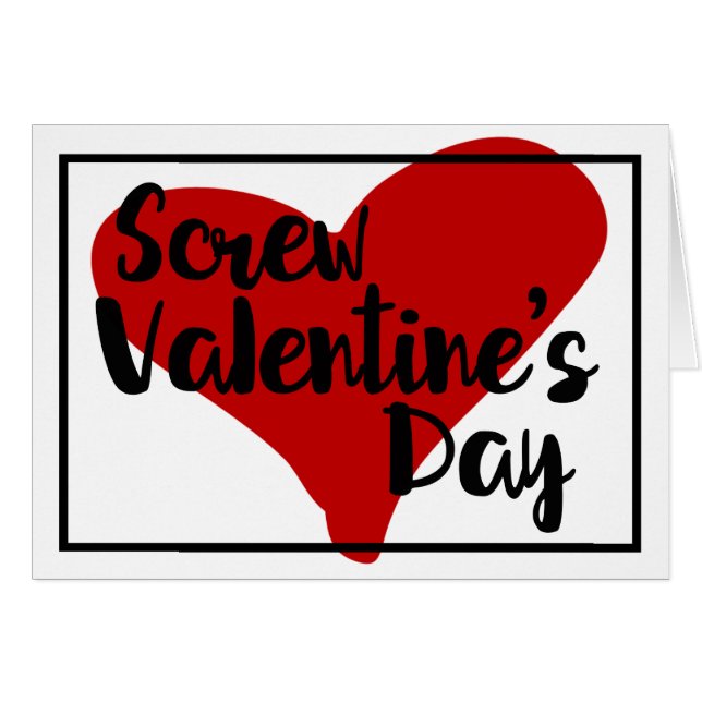 ¡Al diablo el día de San Valentín te amo todos los (Anverso (Horizontal))