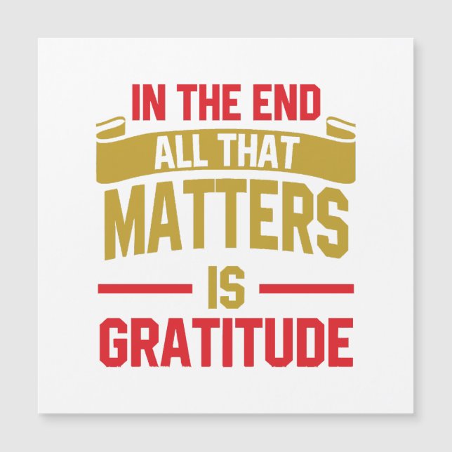 Al final, todo lo que importa es gratitud (Anverso)