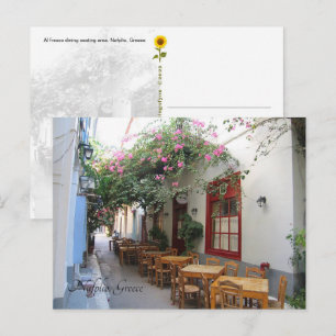 Al Fresco, Nafplio, Grecia - postal