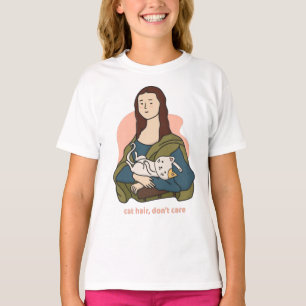 Al gato no le importa la linda camiseta de Mona Li
