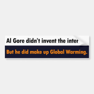 Al Gore no inventó a la pegatina para el