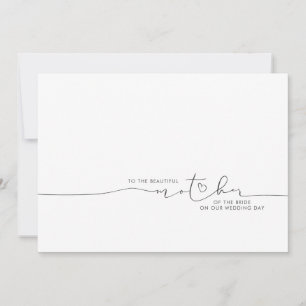 Al hermoso mensaje de la Madre de la Novia