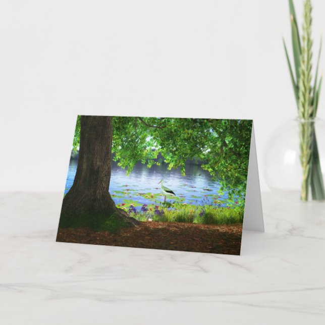 Al lado de la tarjeta de agua fija (Anverso)