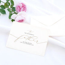 Al Maravilloso Padre Del Día De La Boda De Los Mad