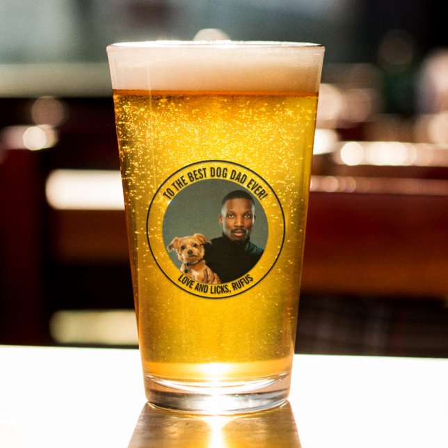 Al mejor perro papá Personalizado foto y texto (Subido por el creador)