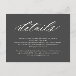 Al menos la tarjeta de Boda de color editable