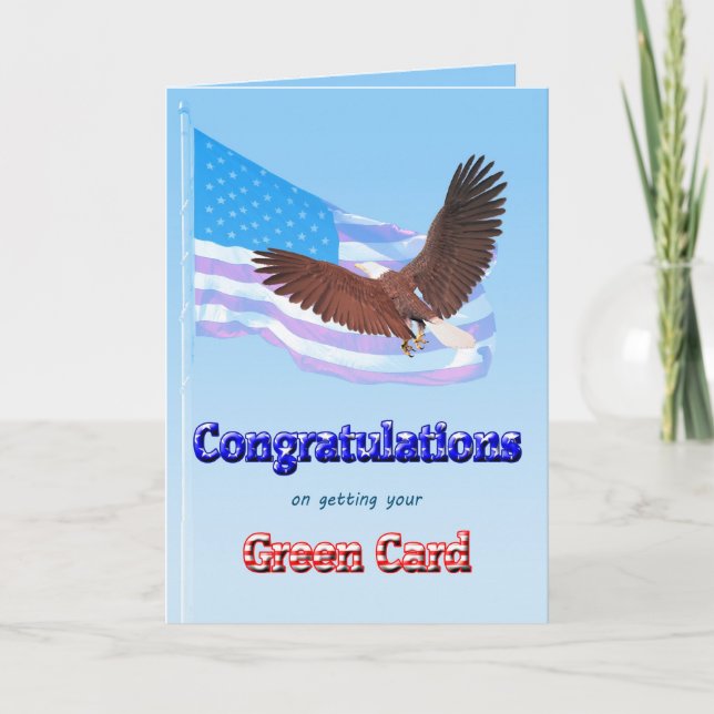 Al obtener una tarjeta verde (Anverso)