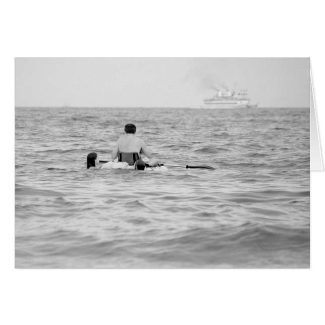 Al otro lado del océano - Tarjeta (Anverso (Horizontal))