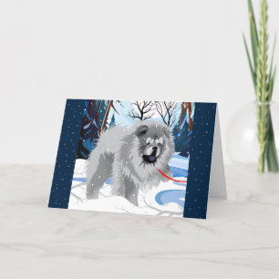 AL OTRO LADO DEL RÍO Tarjetas de arte navideño Blu