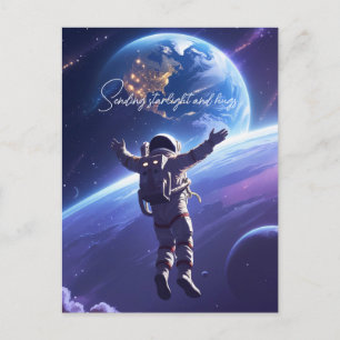 Al otro lado del universo — Abrazo de tarjeta de f