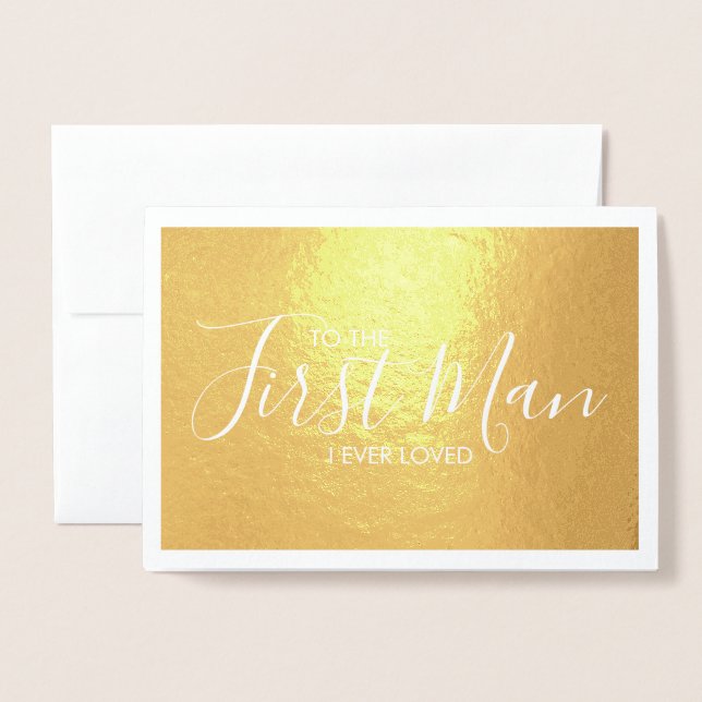 Al primer hombre que amé la tarjeta de Relieve met (Anverso con sobre)