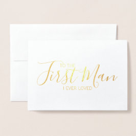 Al primer hombre que amé la tarjeta de Relieve met