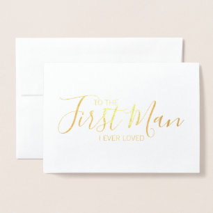 Al primer hombre que amé la tarjeta de Relieve met