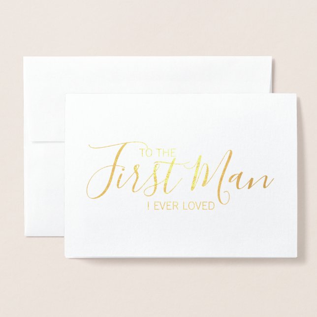 Al primer hombre que amé la tarjeta de Relieve met (Anverso con sobre)