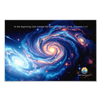 Al principio, Dios y la ampliación de la foto de l