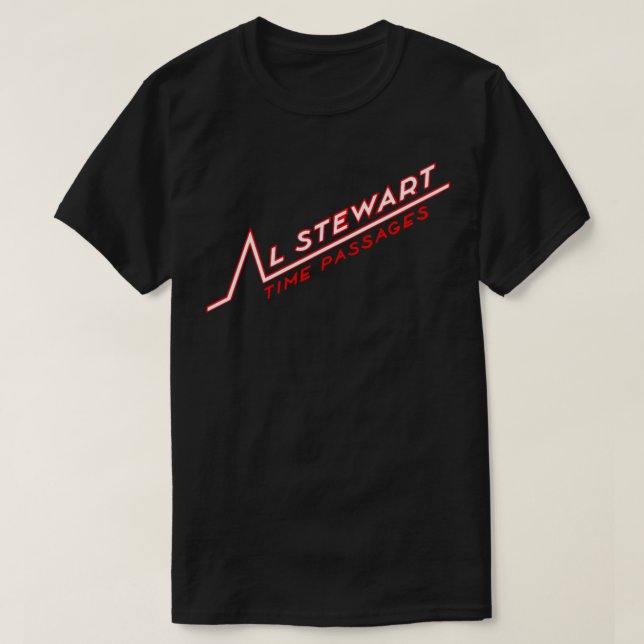 Al Stewart Time pasa con camiseta clásica (Diseño del anverso)