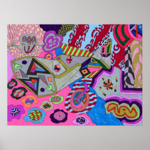"Ala rota" 24x18 Resumen Arte
