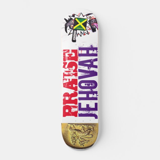 ALABA A JEHOVÁ Skateboard (Anverso)