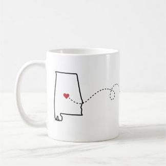 Alabama a Arizona - taza de café Heart2Heart