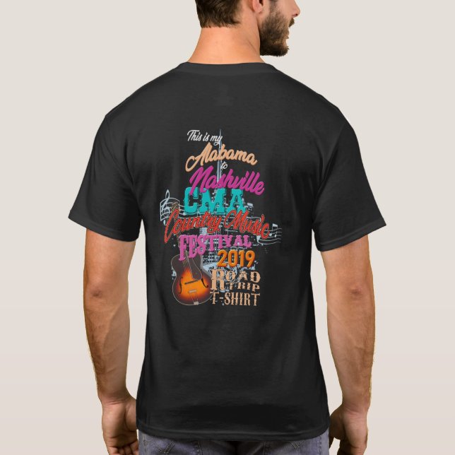 Alabama a las camisetas del festival de música de (Reverso)