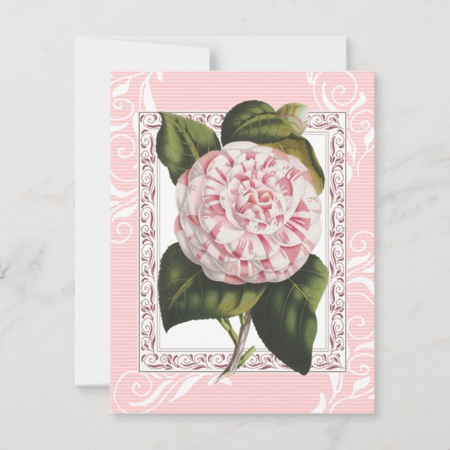Alabama Camellia Elegant Dinner Party Invitaciones (Anverso)