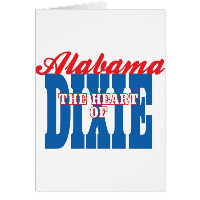 Alabama Corazón de Dixie (Frente)