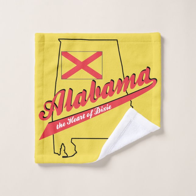 Alabama Corazón de Dixie (Toallita)
