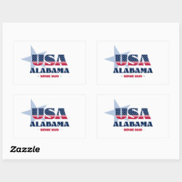 Alabama Mi Pegatina del Estado de origen