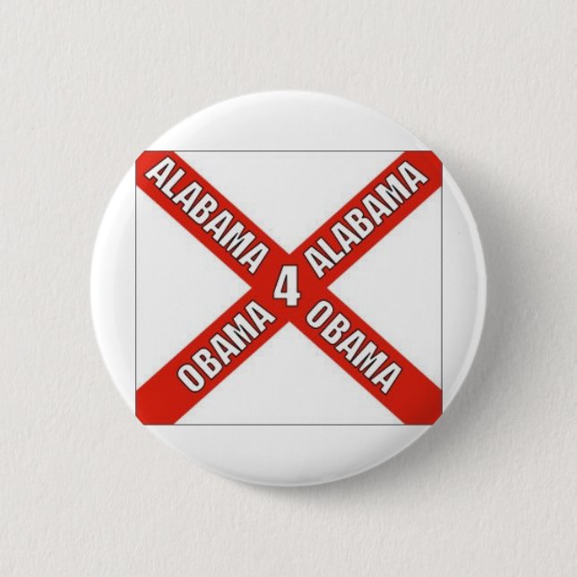 ALABAMA PARA el botón de OBAMA (Anverso)