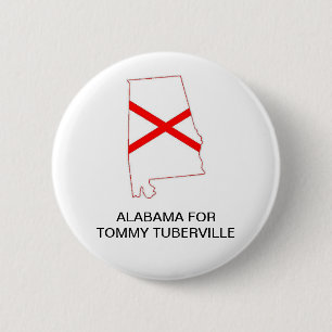 ALABAMA para TOMMY TUBERVILLE GOBERNADOR Botón