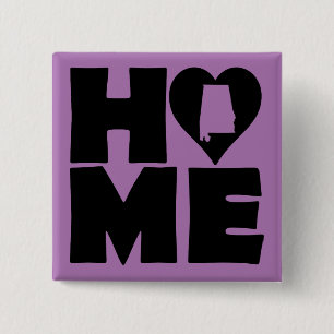 Alabama Pin de insignia del botón del estado del c