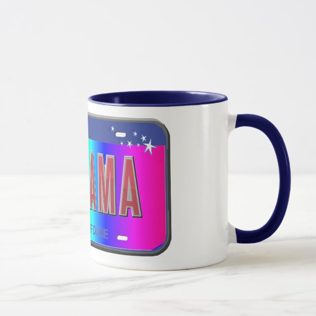 Alabama - taza del estado del arco iris (Derecha)