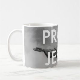 Alabanza Jesús en taza de la oficina del Brasil