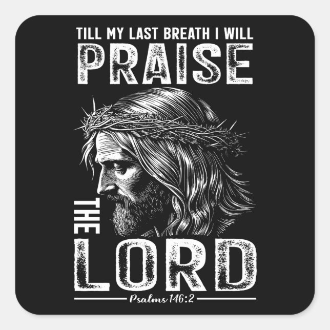 Alabar a los Pegatinas del Señor (Anverso)