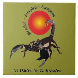 Alacrán cerámica baldosa de foto