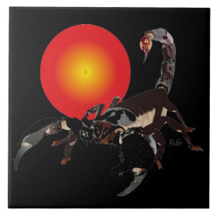 Alacrán cerámica baldosa de foto