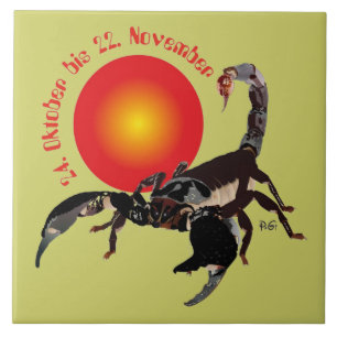 Alacrán cerámica baldosa de foto